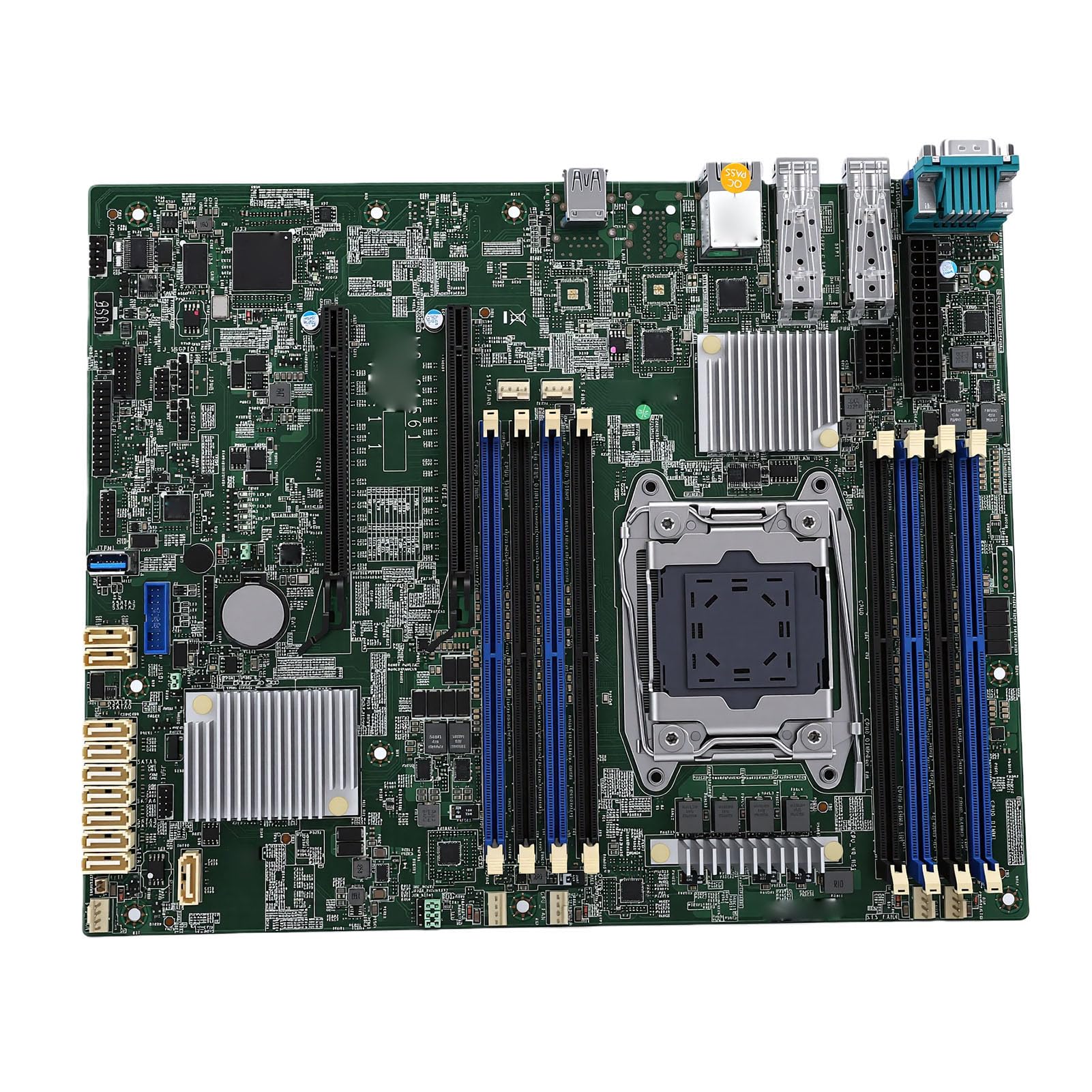 MS S1561 Server Motherboard, LGA 2011 3 DDR4 Support E5 2600 v3 v4 C612 Chipset, with AST2400 IPMI 2.0 10 III 8 DIMM Slots-image-24