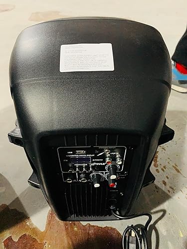 Miniatura 7 de Pyle Sistema PA activo con altavoz Bluetooth con micrófono Subwoofer de bajo de 8 pulgadas Monitor de altavoz de escenario USB incorporado para