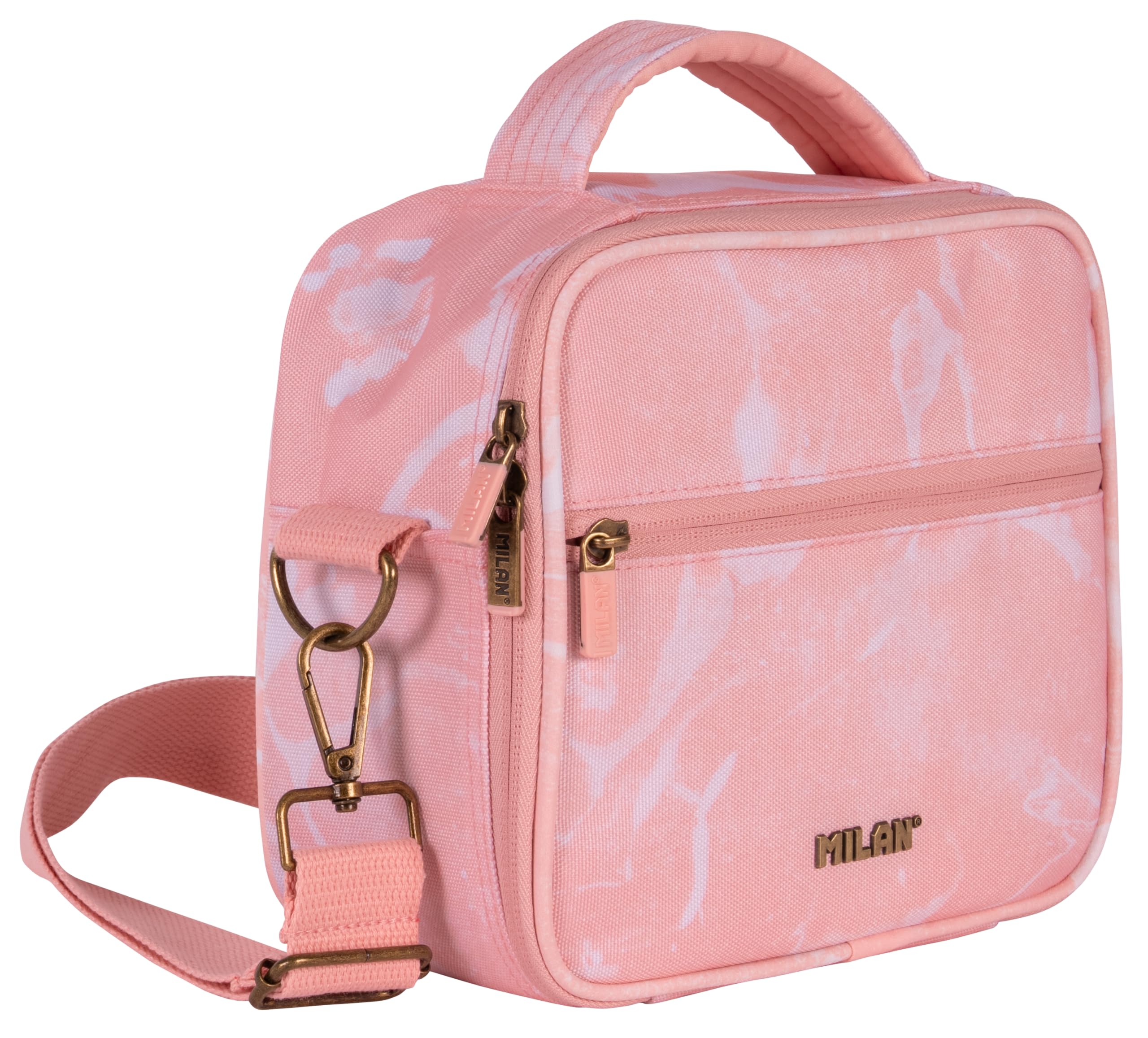 MILAN® 3.5 Litre Insulated Food Bag with 3 Containers, Lava Series, Pink