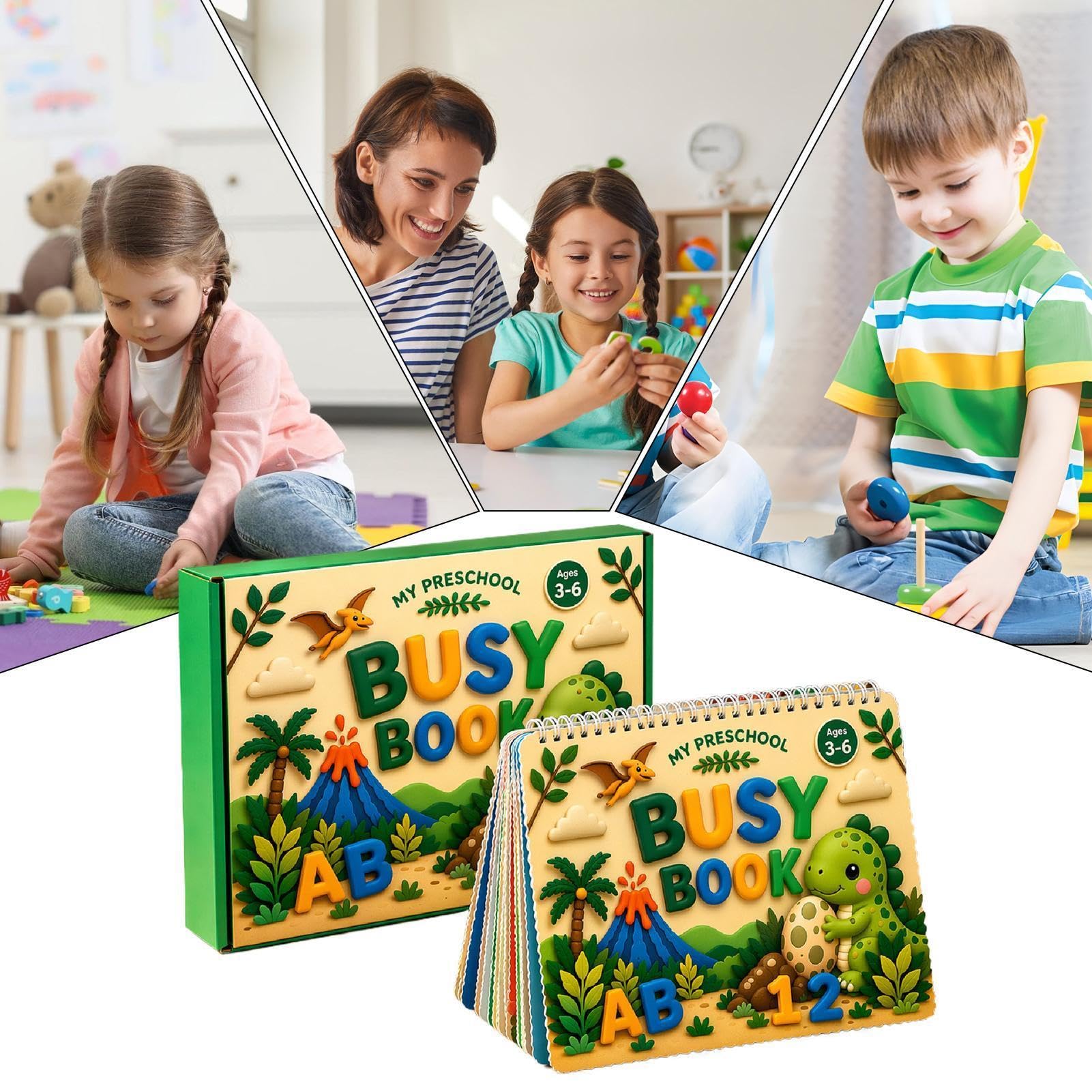 Książeczki Z Naklejkami Dla Dzieci Zabawki Edukacyjne Wielorazowe do