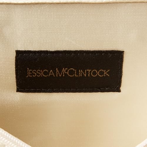 Miniatura 5 de Jessica McClintock Bolsa de noche con rollo de malla metálica (4.5 x 7.5 x 2 pulgadas, cadena de hombro incluida)