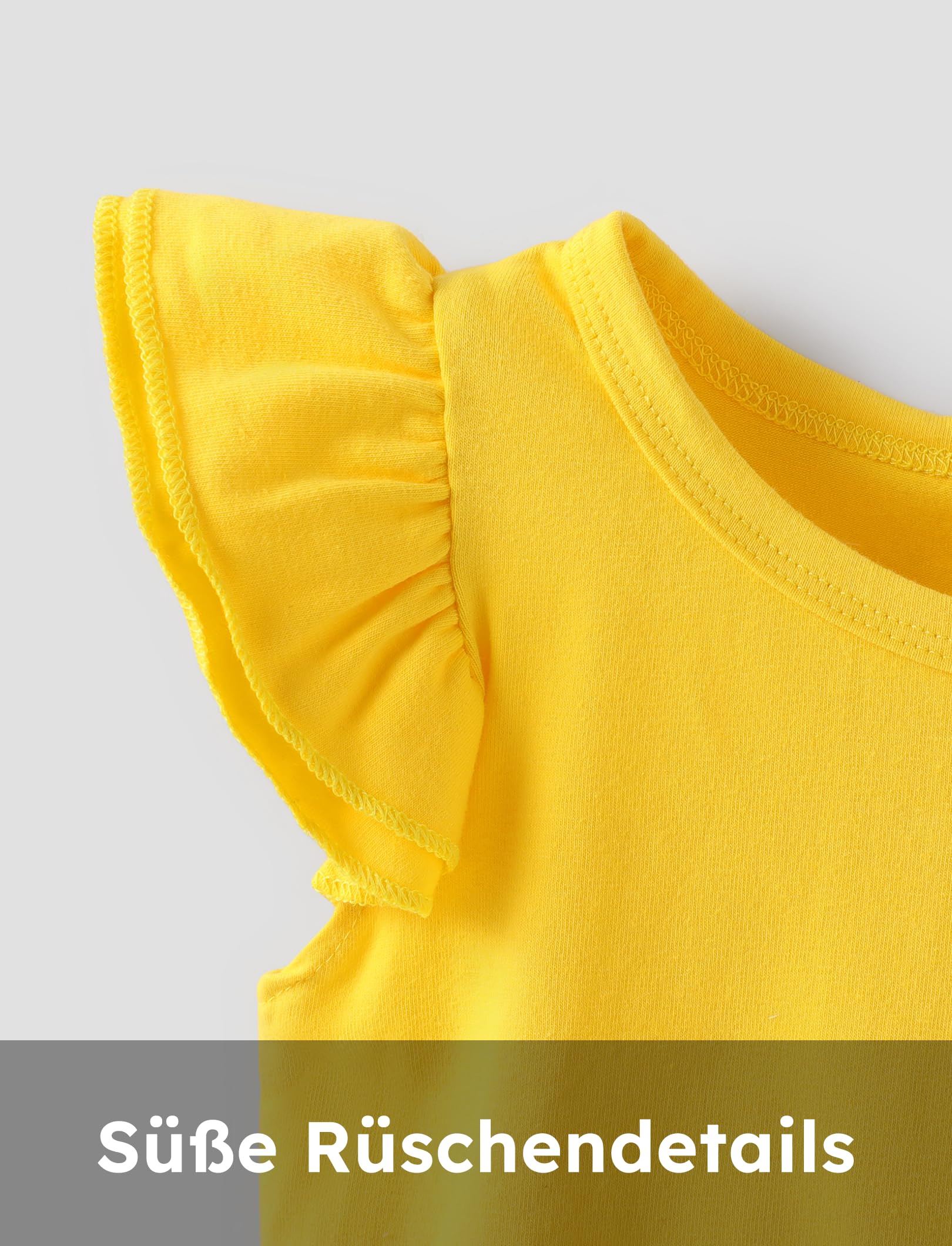 PATPAT Pagliaccetto Neonato Estivo Coordinati Femmina Cotone, Maglietta Corta + Pantaloncini + Fascia per Capelli, Body Tutina Neonato Femmina, Abbigliamento Vestiti Bambina 0-18 Mesi Regalo