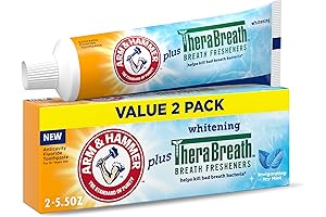 ARM & HAMMER Toothpaste Plus TheraBreath Breath Fresheners: Say Goodbye to Bad Breath