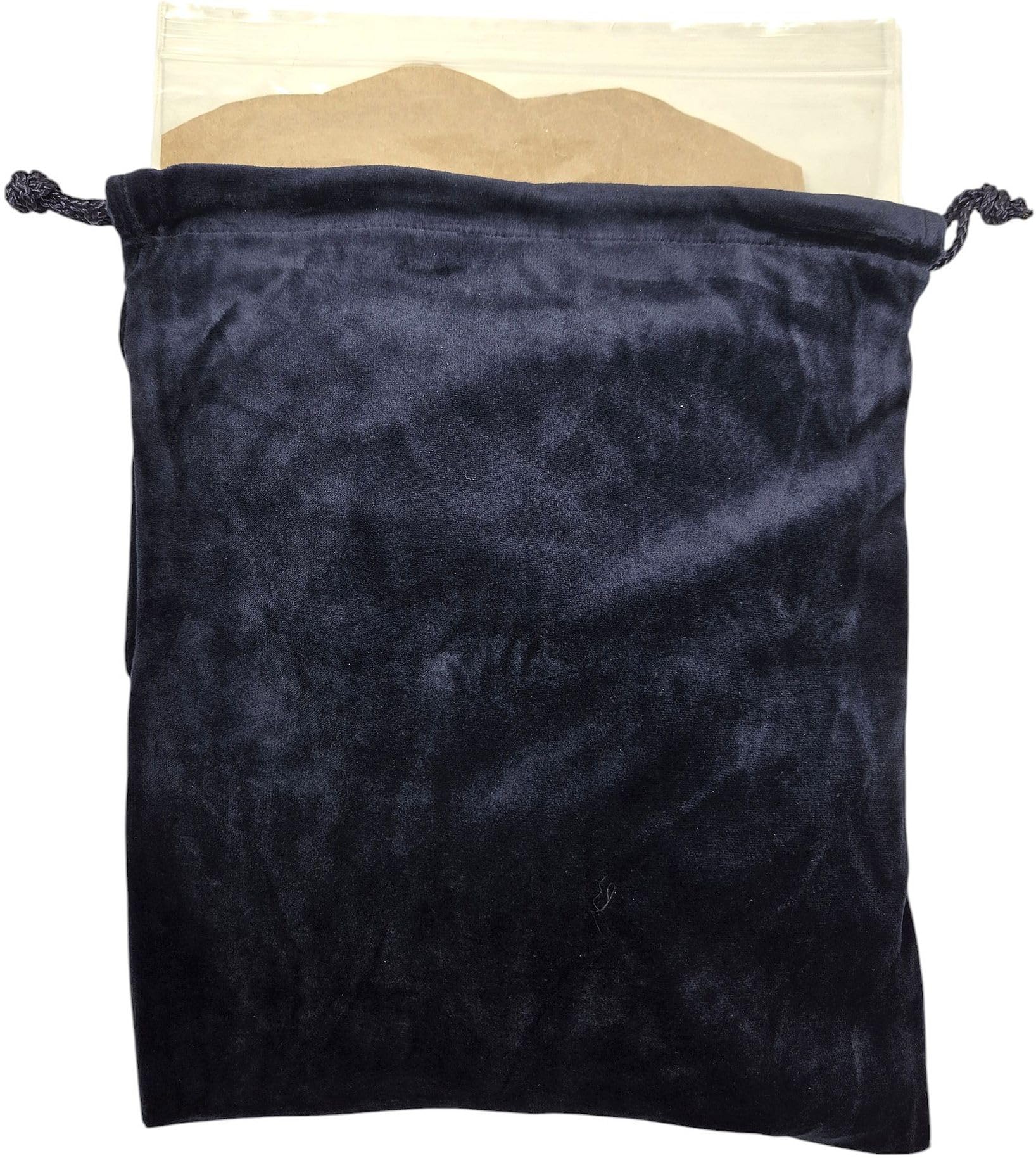 Sandmark Memories Blue Velvet Cremains Bag – Small (5” x 7”) – Designed for USE Inside The URN – Includes Resealable Plastic Bag for Secure