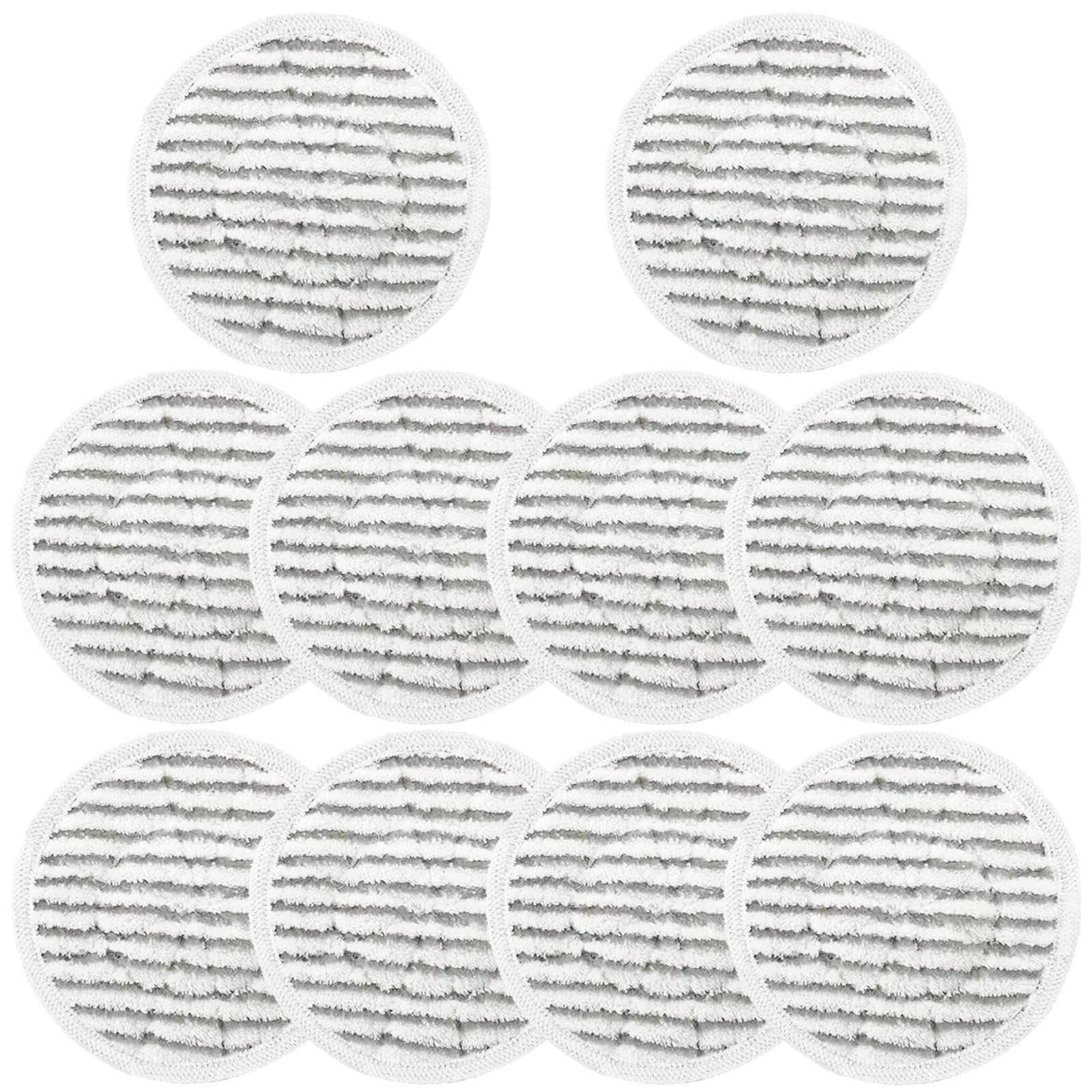 10-Pack Xkitp7000 Replacement Steam Mop Pads for Shark S7001 Series - All-in-One Scrubbing Pads