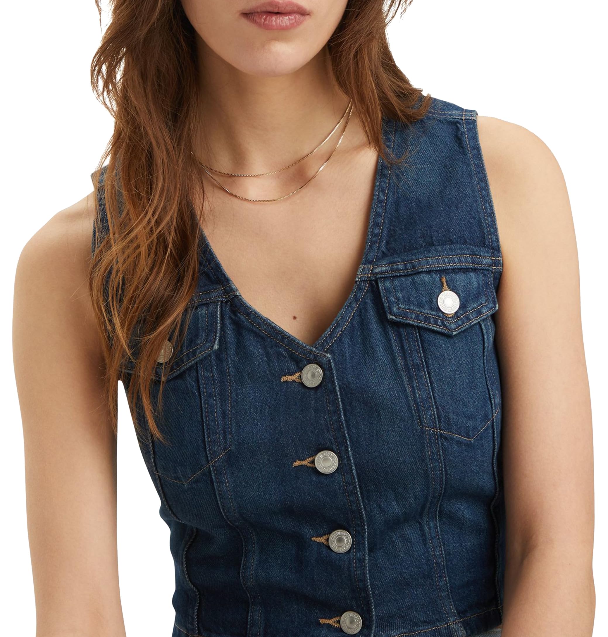 Levi's Damen Bella Denim Corset Top