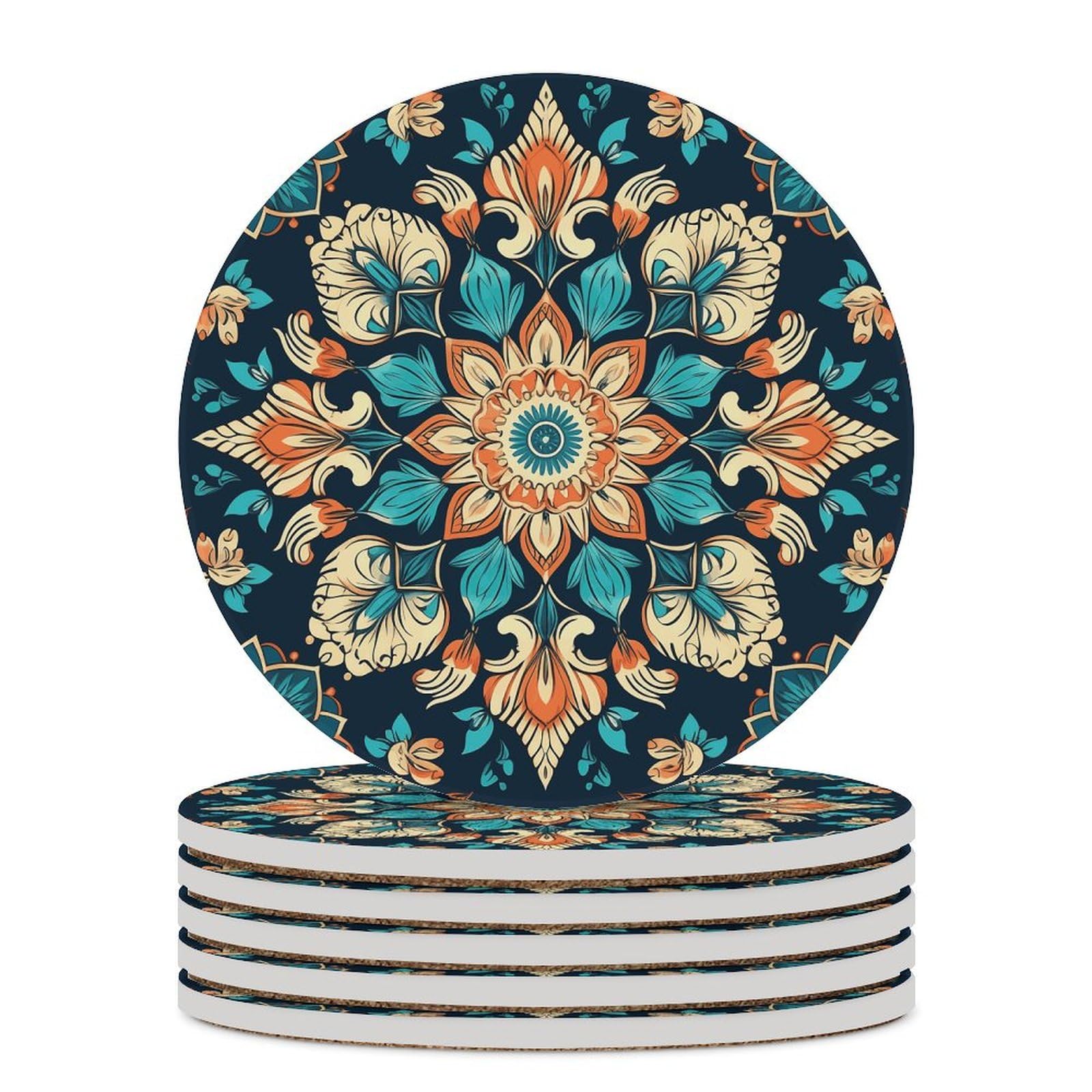 Dessous de verre vintage en céramique pour vos soirées, apéritifs entre amis et fêtes au bar