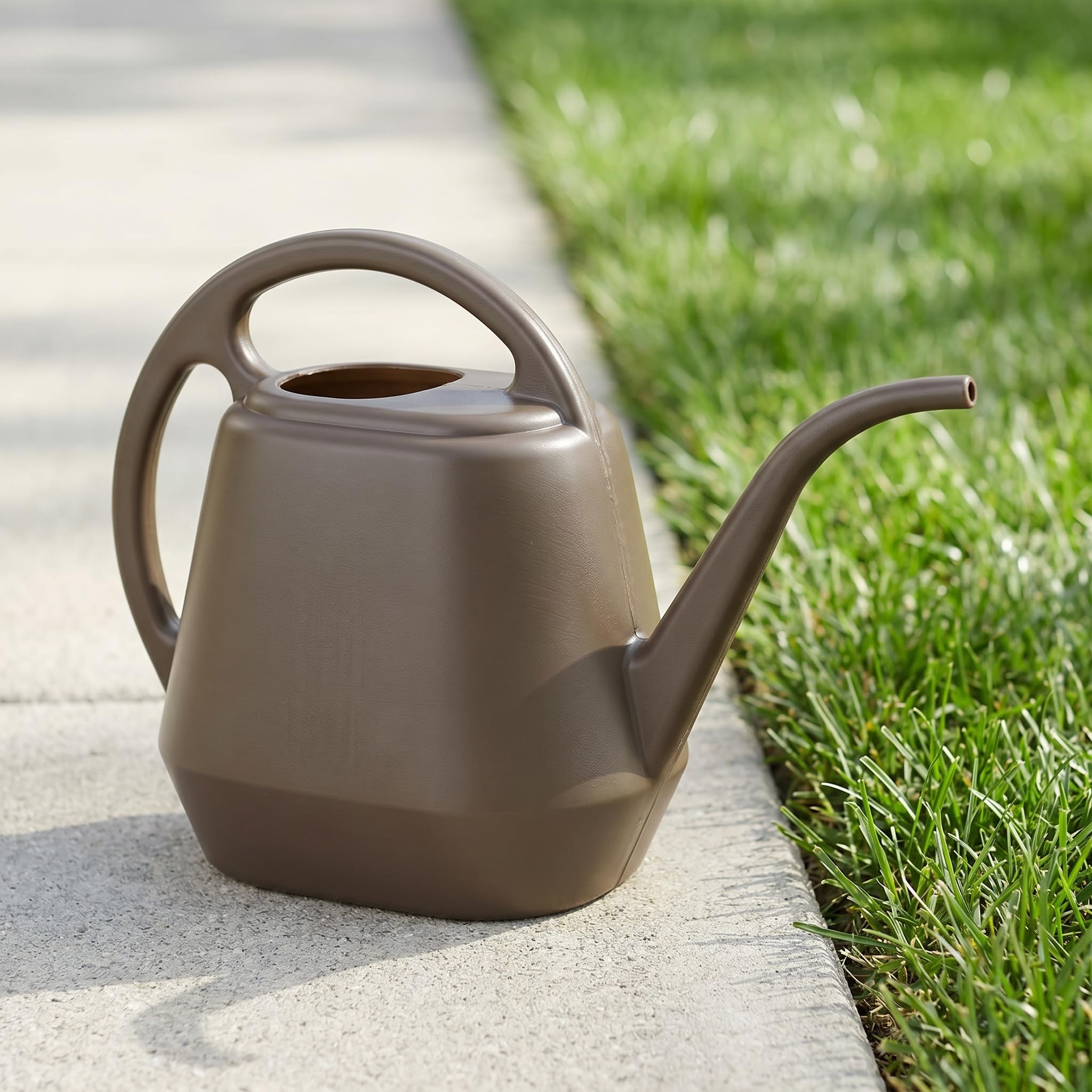 Fasmov Gießkanne aus Kunststoff, 4 l, leicht, Wassersprüher, Gießflasche für Haus, Blumen, Bonsai, Pflanze, Garten, Outdoor