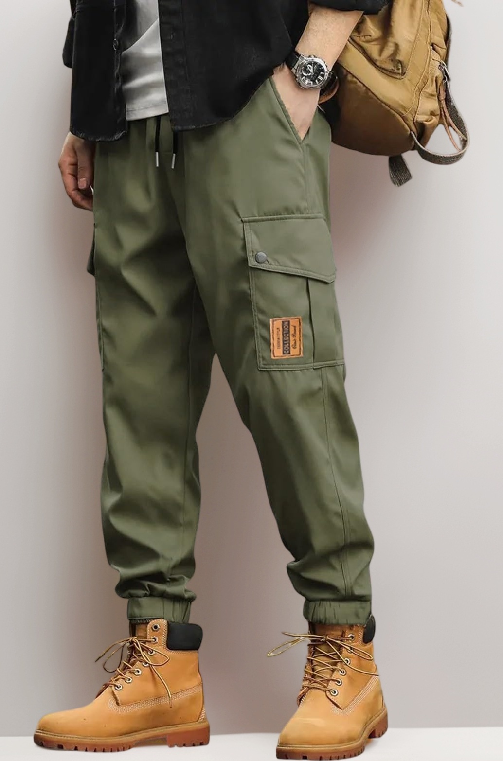 Cargo for Men || Cotton Cargo Pant || Drawstring Waist Pant (Also Available in Plus Sizes) (70-73)