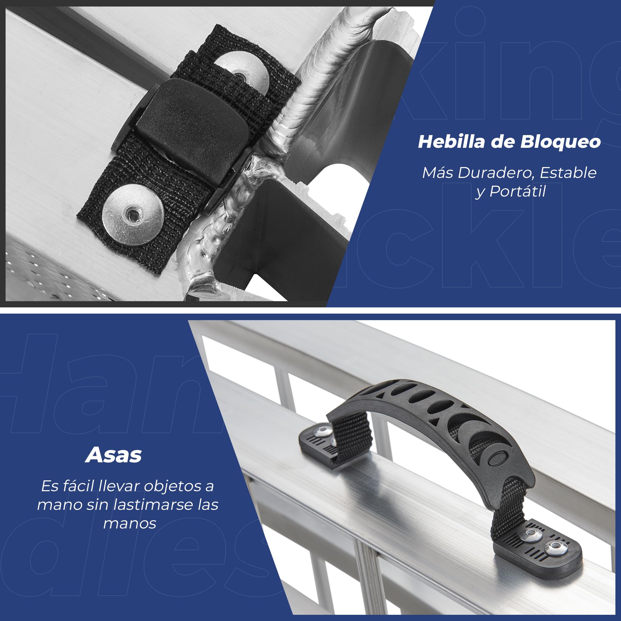 gardhom Rampa plegable para remolque, 340 kg, 226 x 30 x 5 cm, aluminio, rampa de carga para silla de ruedas, bicicleta y coche