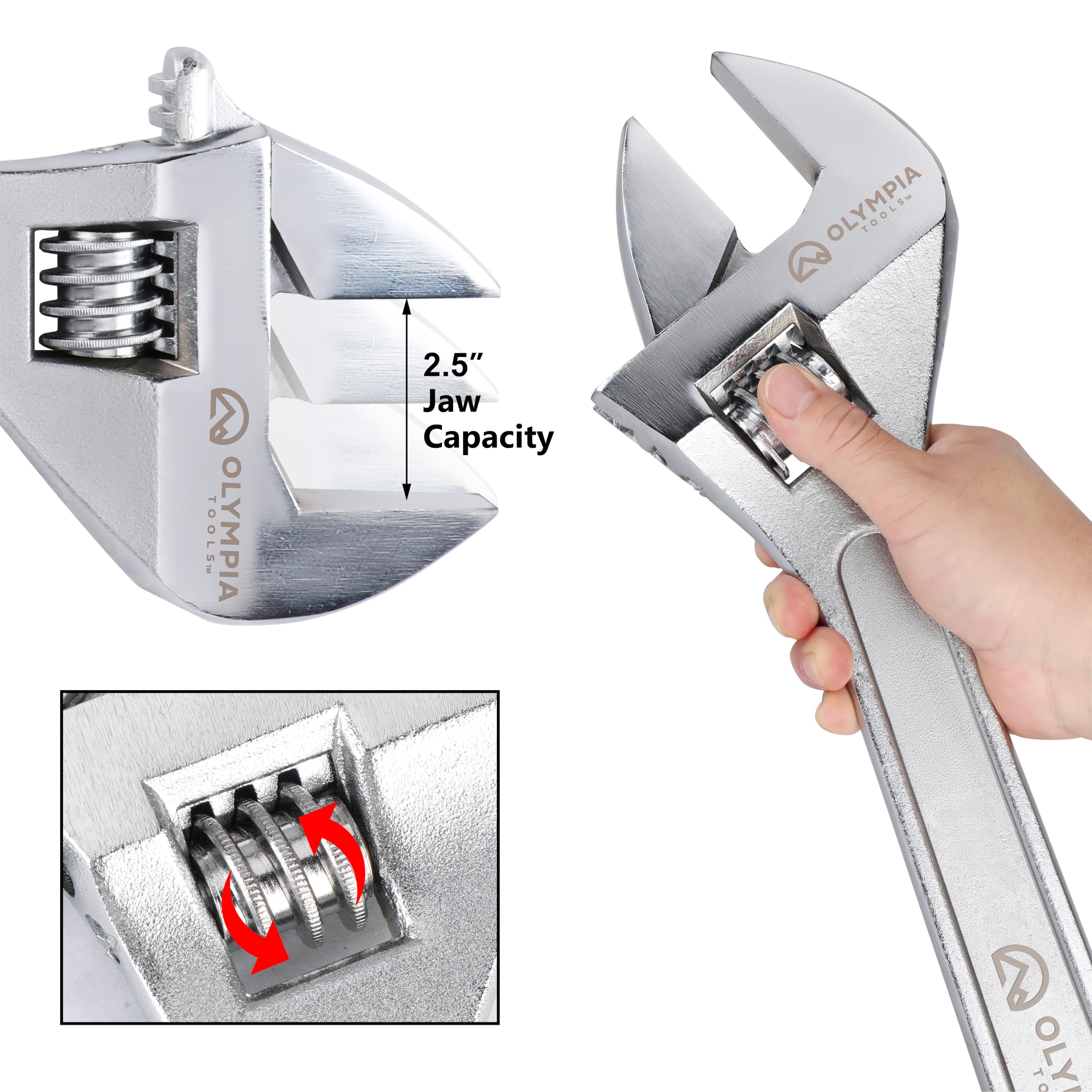Olympia Narzędzie 01-024 Klucz nastawny 61 cm