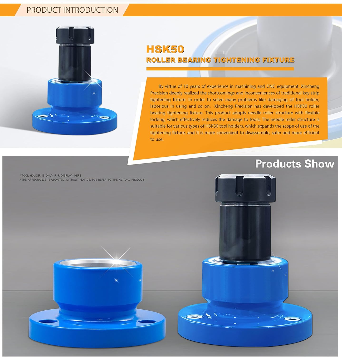ZAC HSK50 Tightening Fixture Auto-Locking Fit HSK Type Collet Chuck For HSK CNC Tool Holder