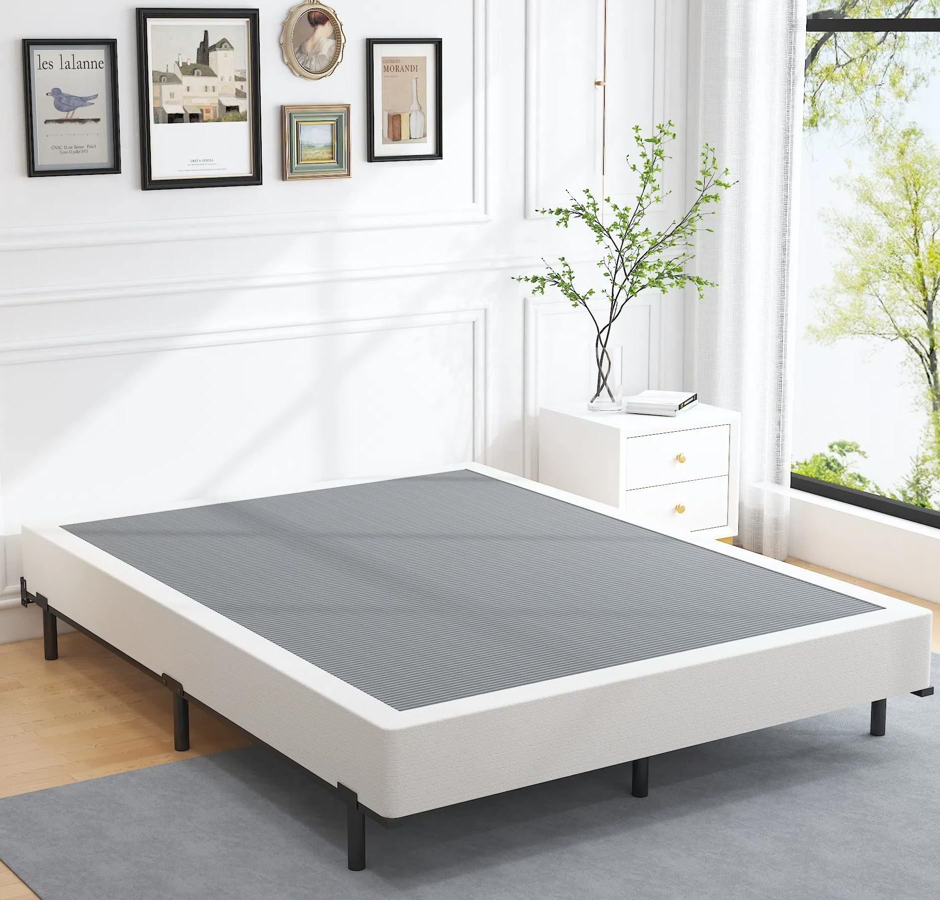 Amazon.com: Vaciwe Queen Box Spring 8 Inch Heavy Duty Metal Box