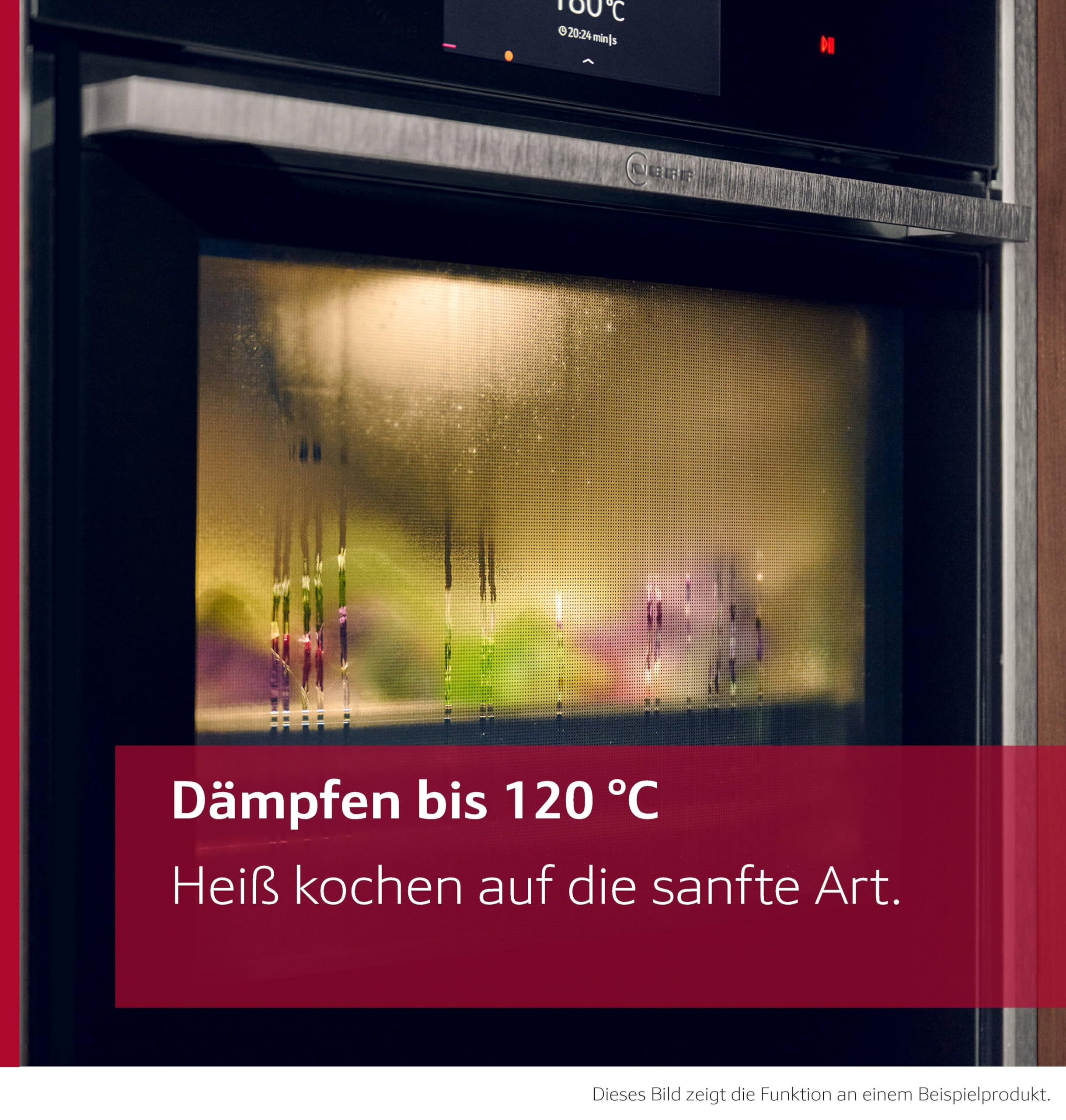 NEFF B64FS31N0 N 90 Einbau-Dampfbackofen 60 x 60cm Slide&Hide Full Touch TFT-Display Schwarz Made in Germany
