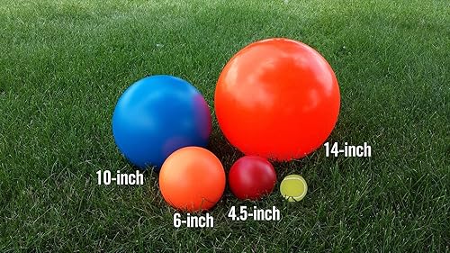 Miniatura 6 de Prácticamente indestructible (duro), mejores pelota para perros, 14 pulgadas, Variados