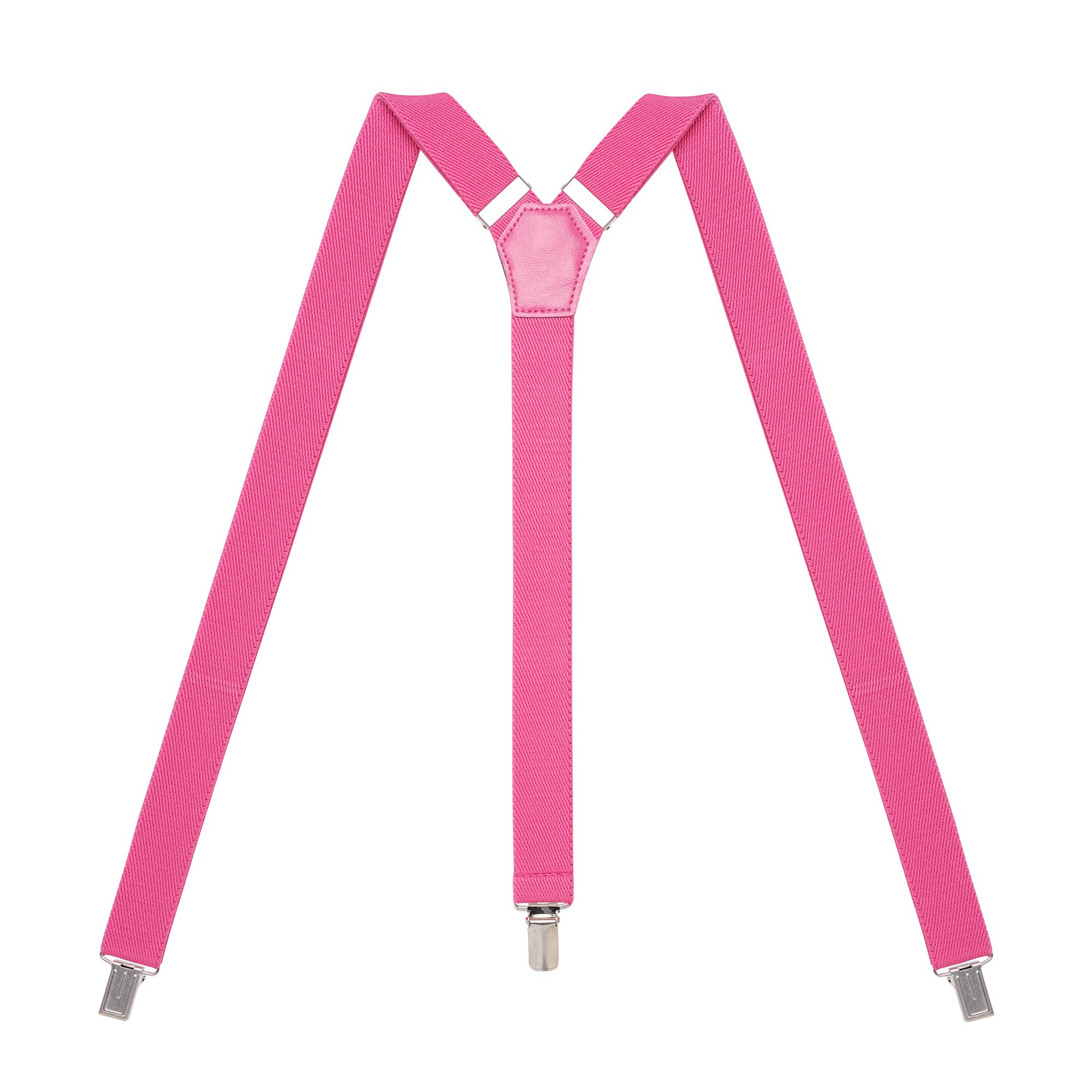 Womens Suspenders – Y Back Style – 1" Width - Comfortably Adjustable Elastic Straps and Metal Clips