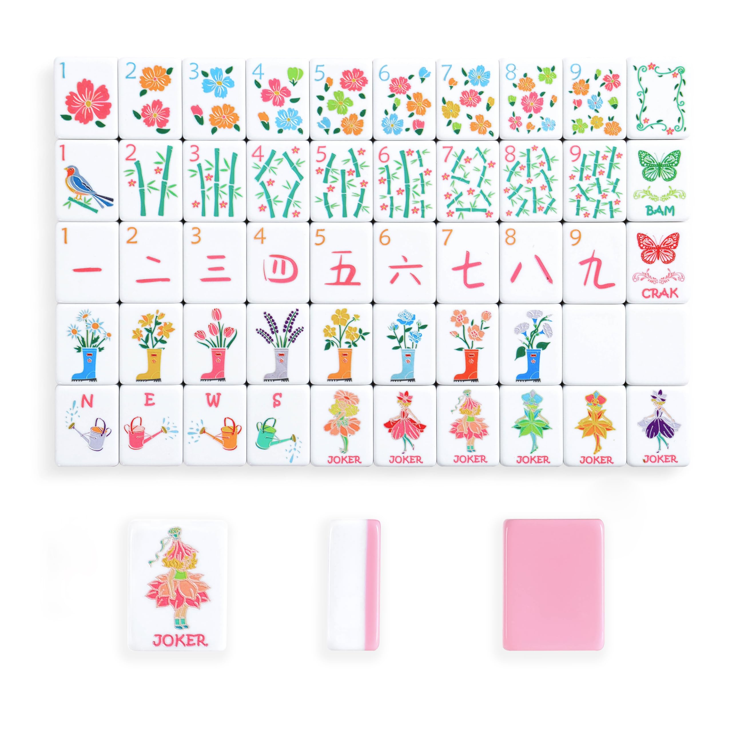 Amazon.com: Spring Theme Small & Big Mahjong Tile Set : Toys & Games