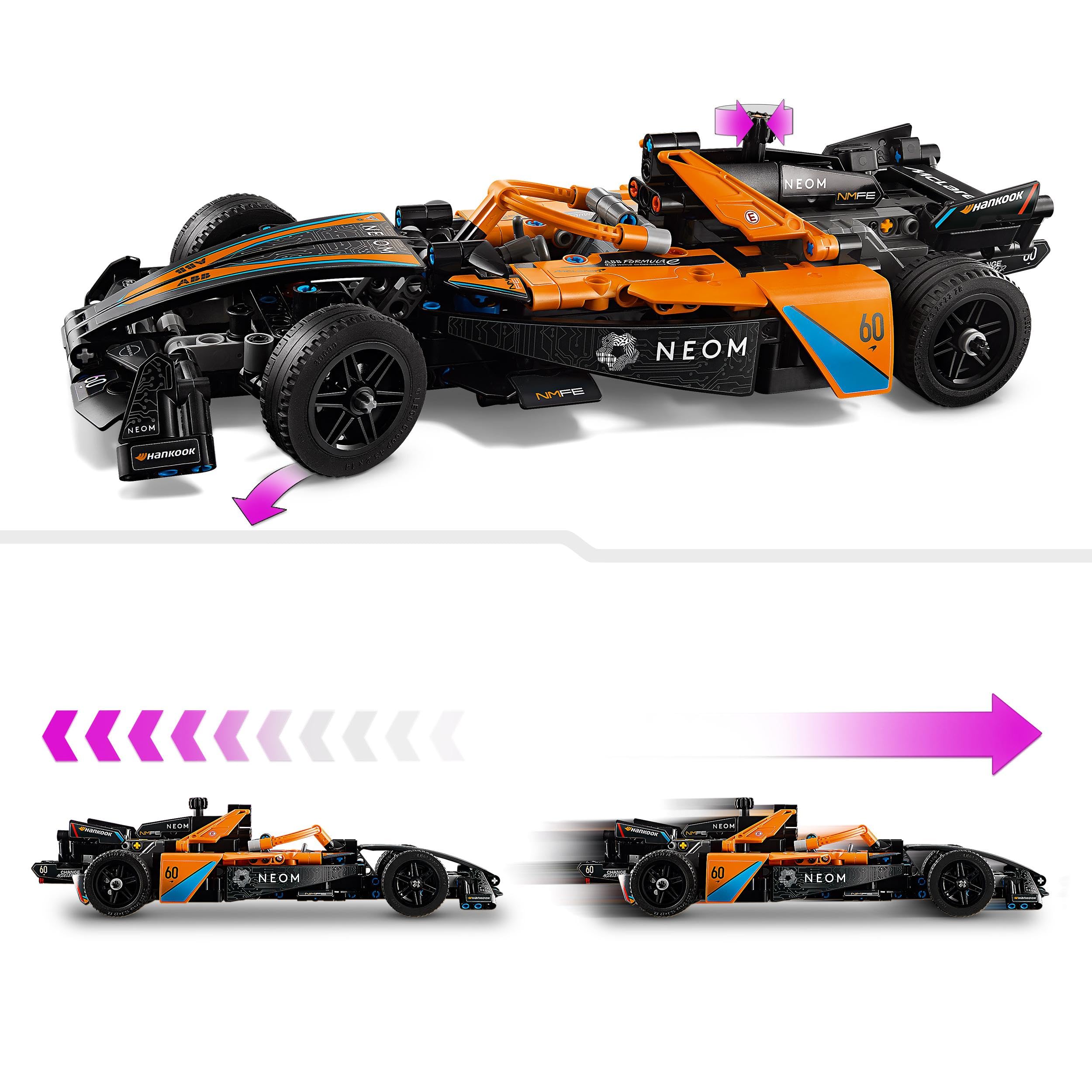LEGO Technic NEOM McLaren Formula E Race Car 42169