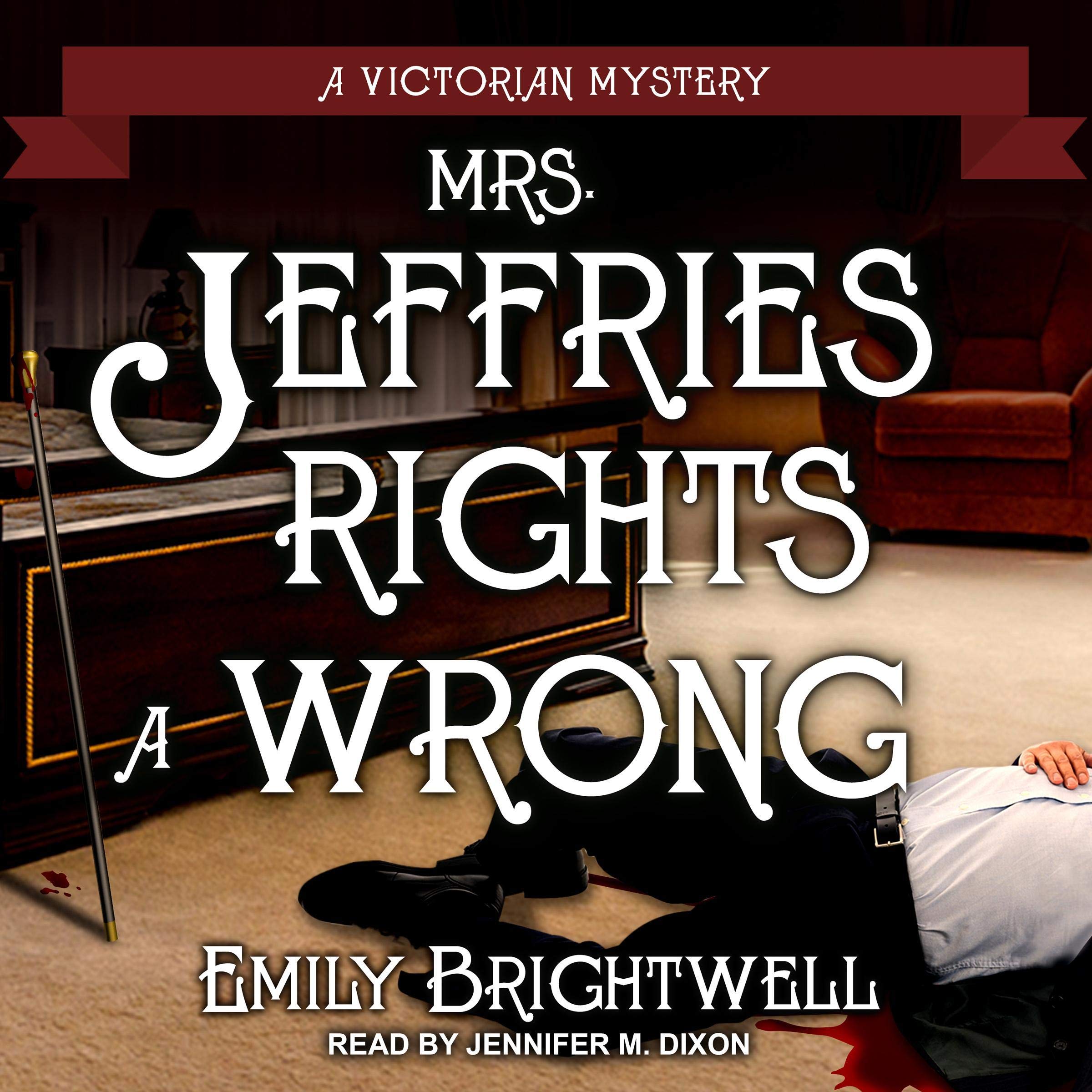 Cover art for Mrs. Jeffries Rights a Wrong