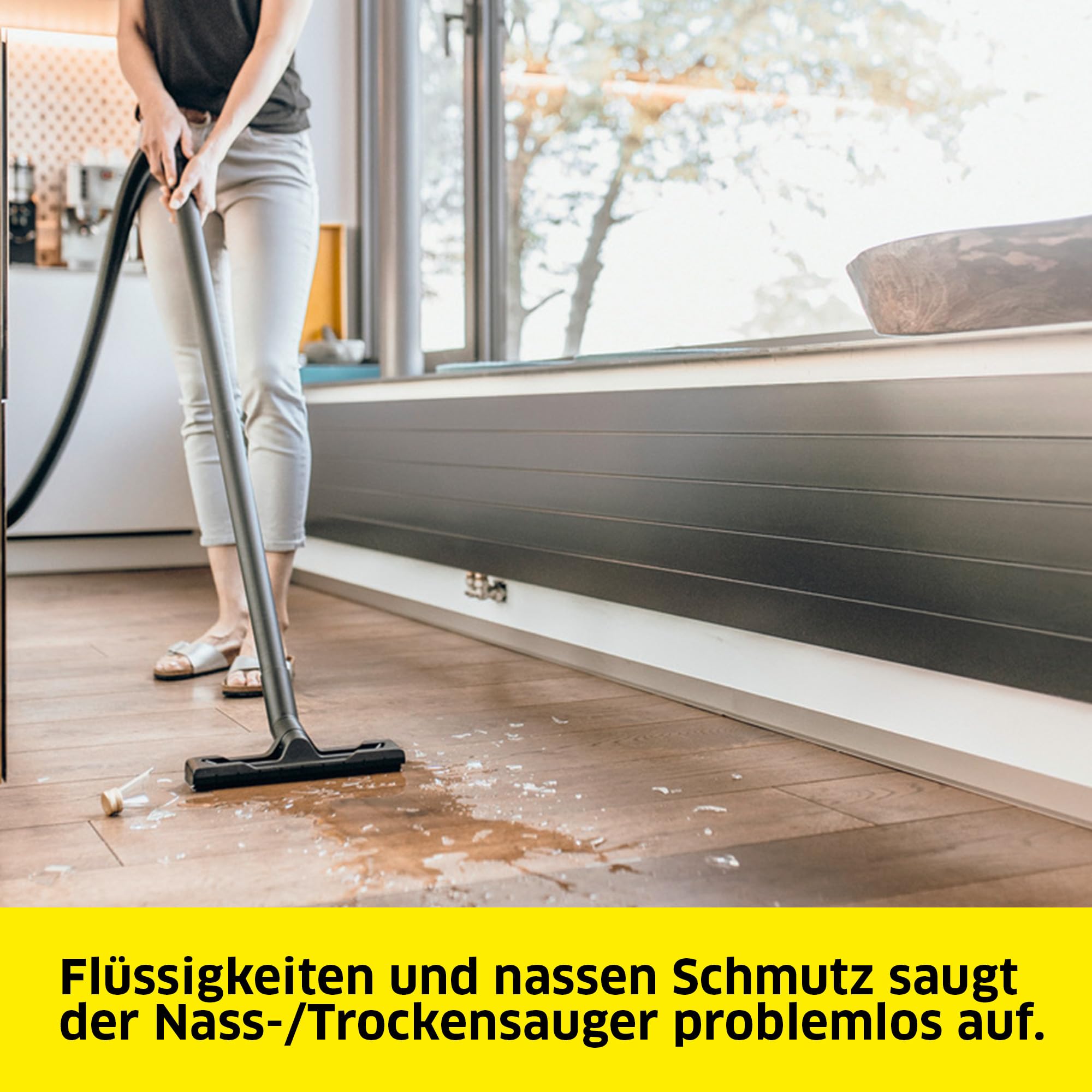 KÄRCHER Nass-/Trockensauger WD 3 P V-19/4/20, 1000 W, 19 l, 2 m, integrierte Steckdose