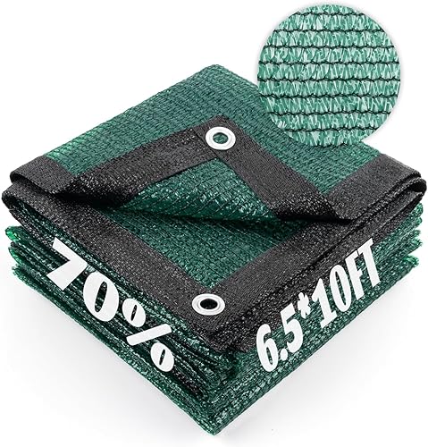 Miniatura 83 de Cool Area 55% Tela de Sombra Solar con Malla, Lona con Ojales para Cubierta de Plantas 2x5m, Toldo para Patio, Jardín, Pérgola, Invernadero, Negro