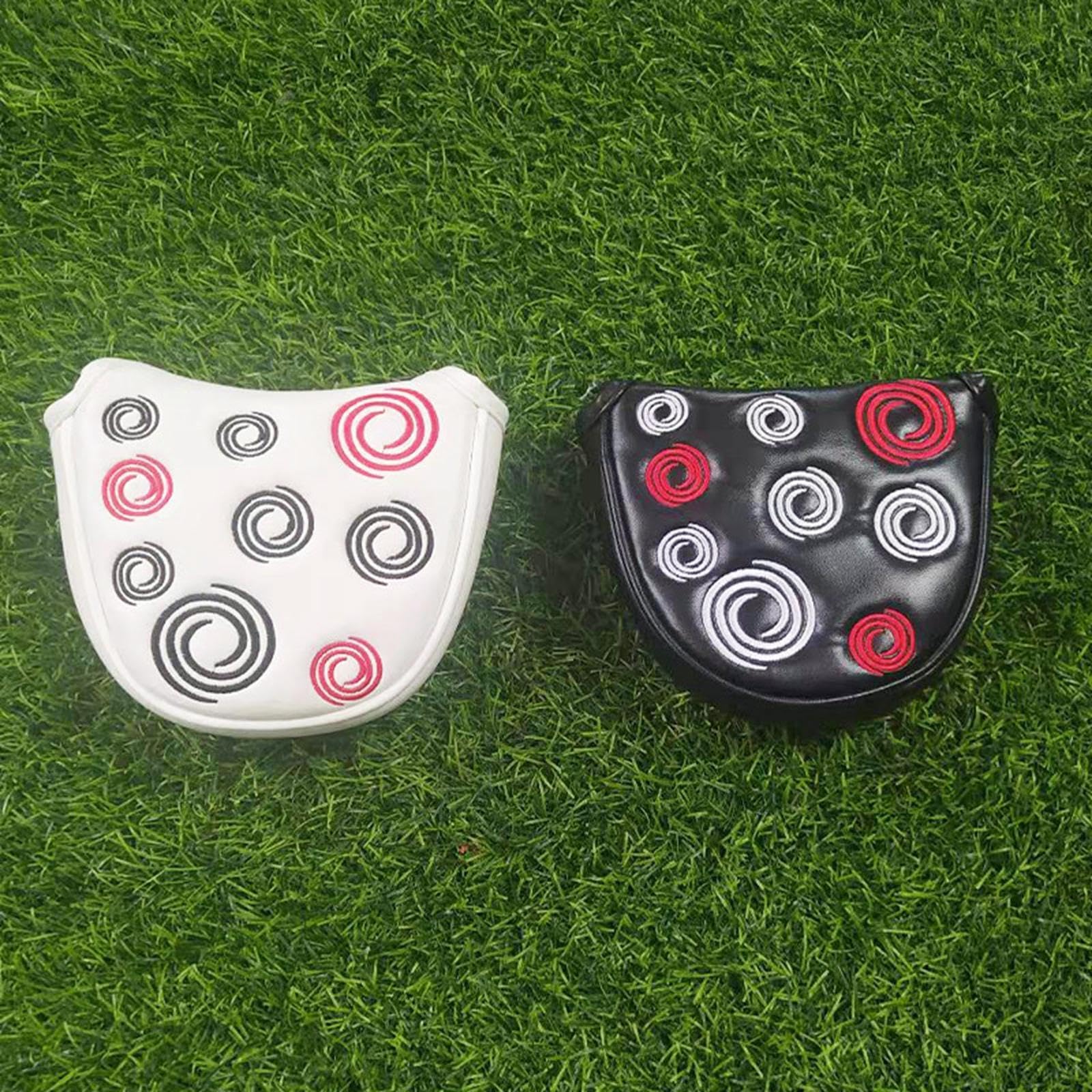 lopituwe Black Mallet Headcover With Circle Embroidery - Image 3