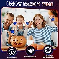 Vista 6 de Leitee 12 unidades de bolas de estrés cerebral a granel, cerebro grande, poliuretano, mano, ejercicio muscular, pelota de presión, divertido alivio