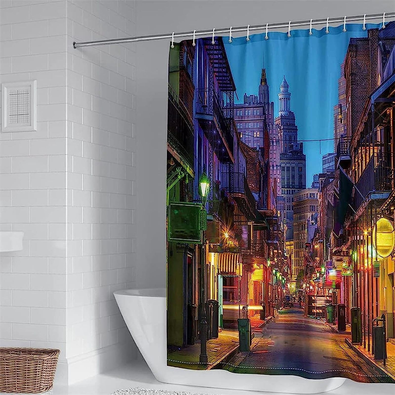 TENDA PER DOCCIA NEW YORK BANDIERA VASCA DA - Foto 4