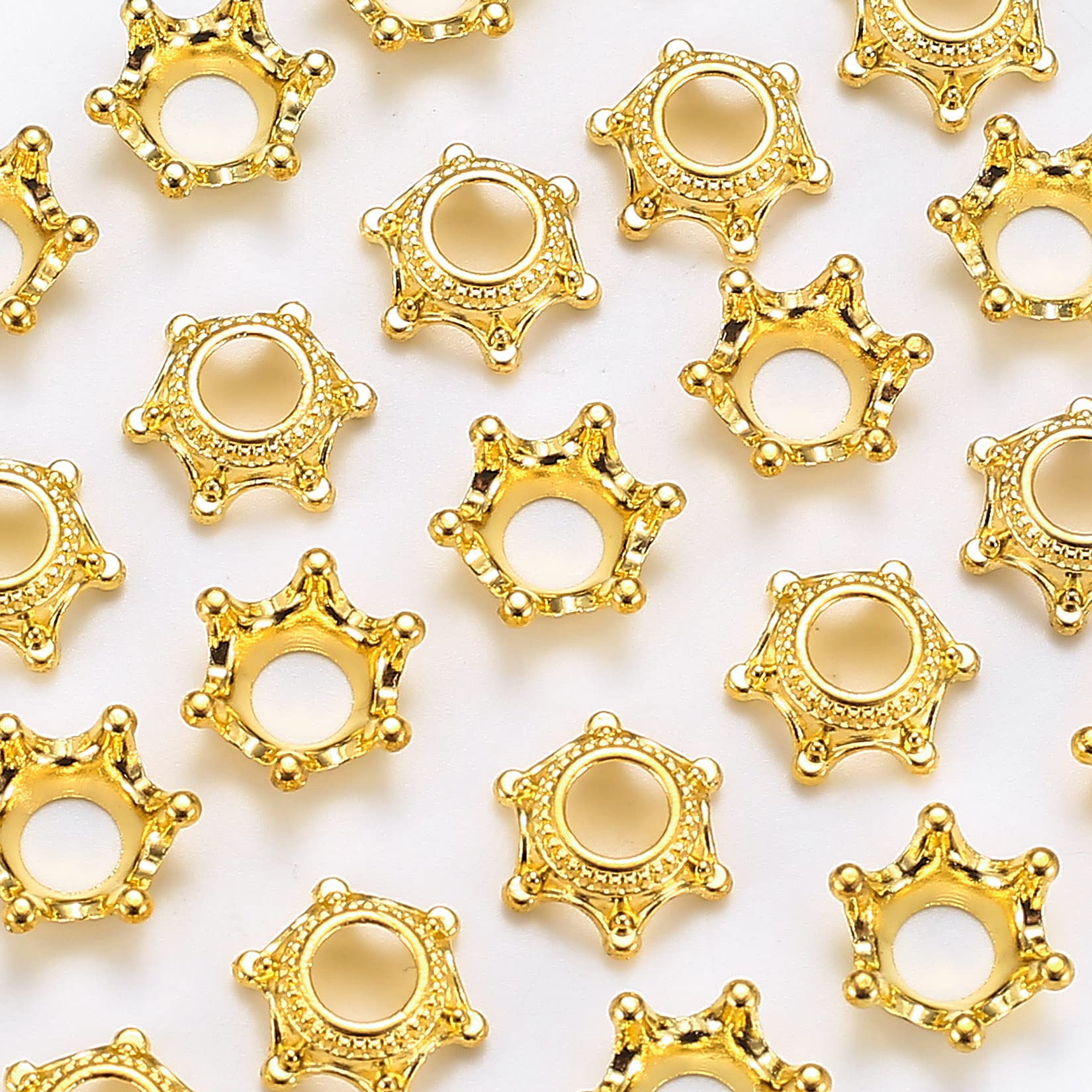 24 Stück Mini-Kronen Aus Metall Mit Strass – DIY-Deko Für Schmuck, Kleidung & Party (Gold & Silber)