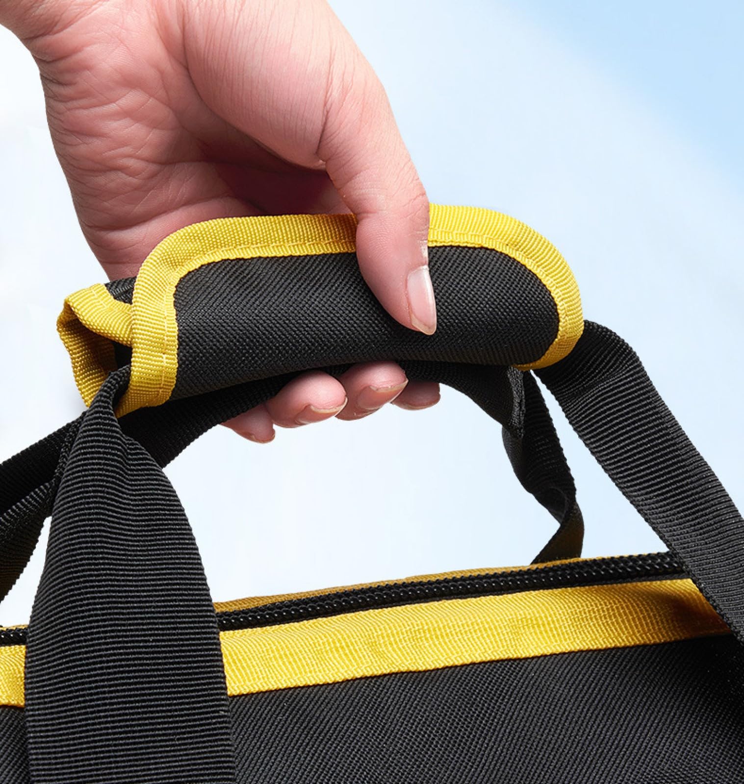 Bolsa de herramientas para electricista, organizador multifuncional, Bolsa de Herramientas, Bolsa Organizadora de Herramientas, Bolsa de Herramientas Multifuncional(amarillo)
