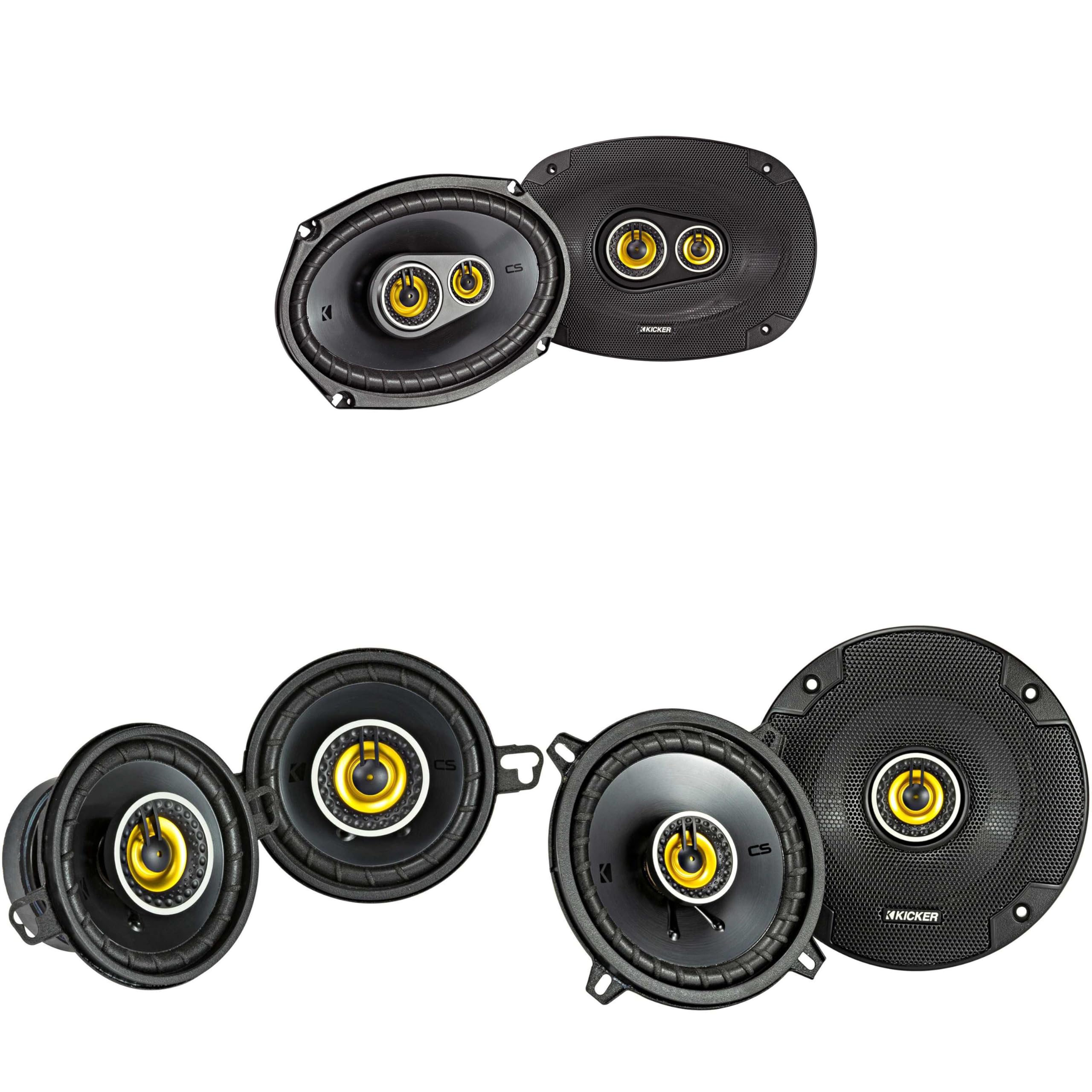 Kicker 6x9+5.25 CSC Speaker Replacement Kit For 2006-2009 Dodge