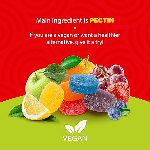 Miniatura 2 de Funtasty Surtido de caramelos de gelatina con forma de disco de frutas, envueltos individualmente, aptos para veganos, sin gluten, bolsa de 2 libras