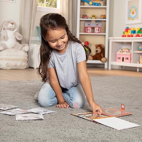 Miniatura 2 de Melissa & Doug Make-a-Face - Almohadilla adhesiva reutilizable de animales, paquete de 3 (safari, granja, mascotas)