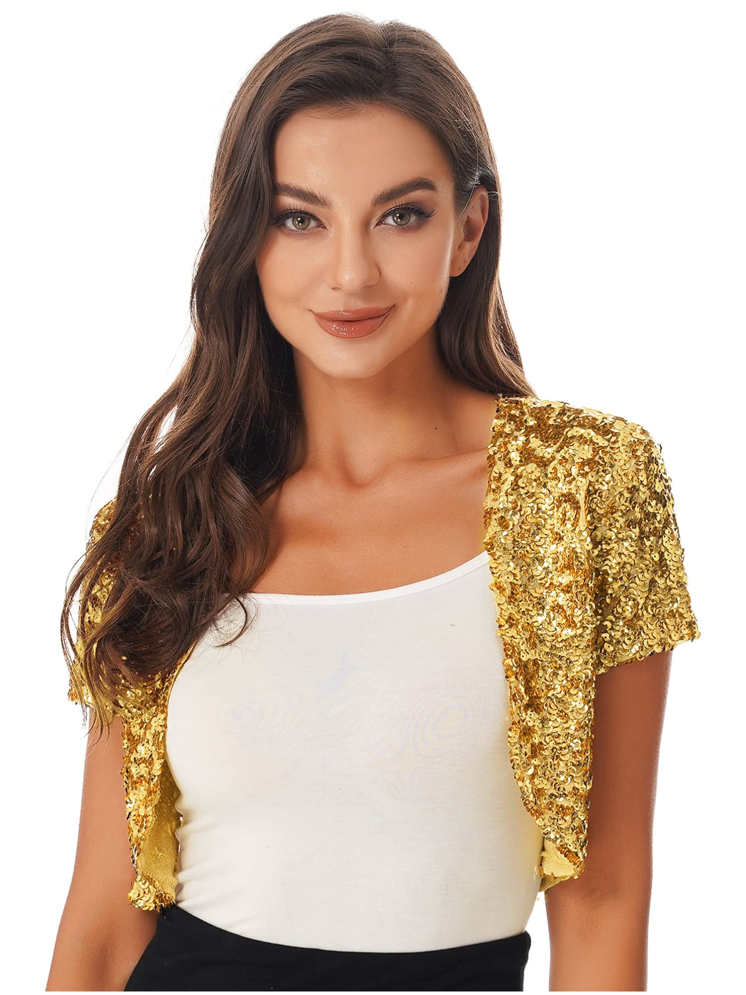 Damen Shinny - Kurz Geschnittenes Shrug-Leder Aus Leder Mit