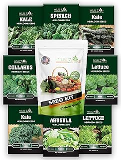 Sponsored Ad - Heirloom Lettuce Mix and Greens Garden Seeds, 8 Varieties, 5300 Seeds, Hydroponic Seeds, Includes Bibb Butt...