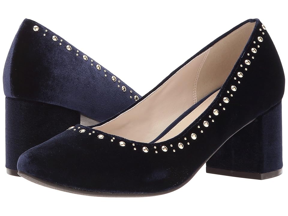 

Cole Haan Justine Stud Pump 55mm (Marine Blue Velvet) Women's Shoes