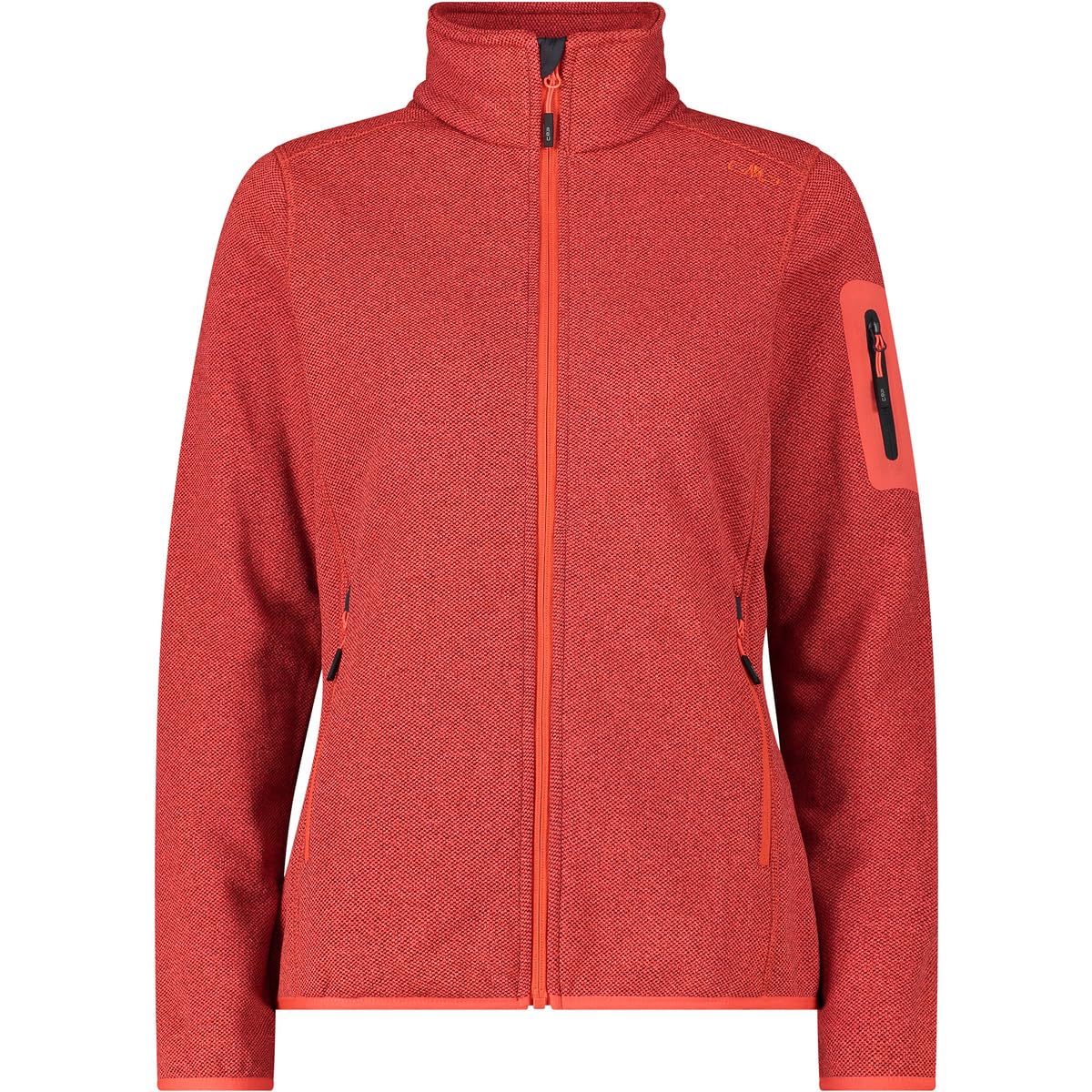 CMP - Woman Jacket, Red Fluo-Poppy-Anthracite, S