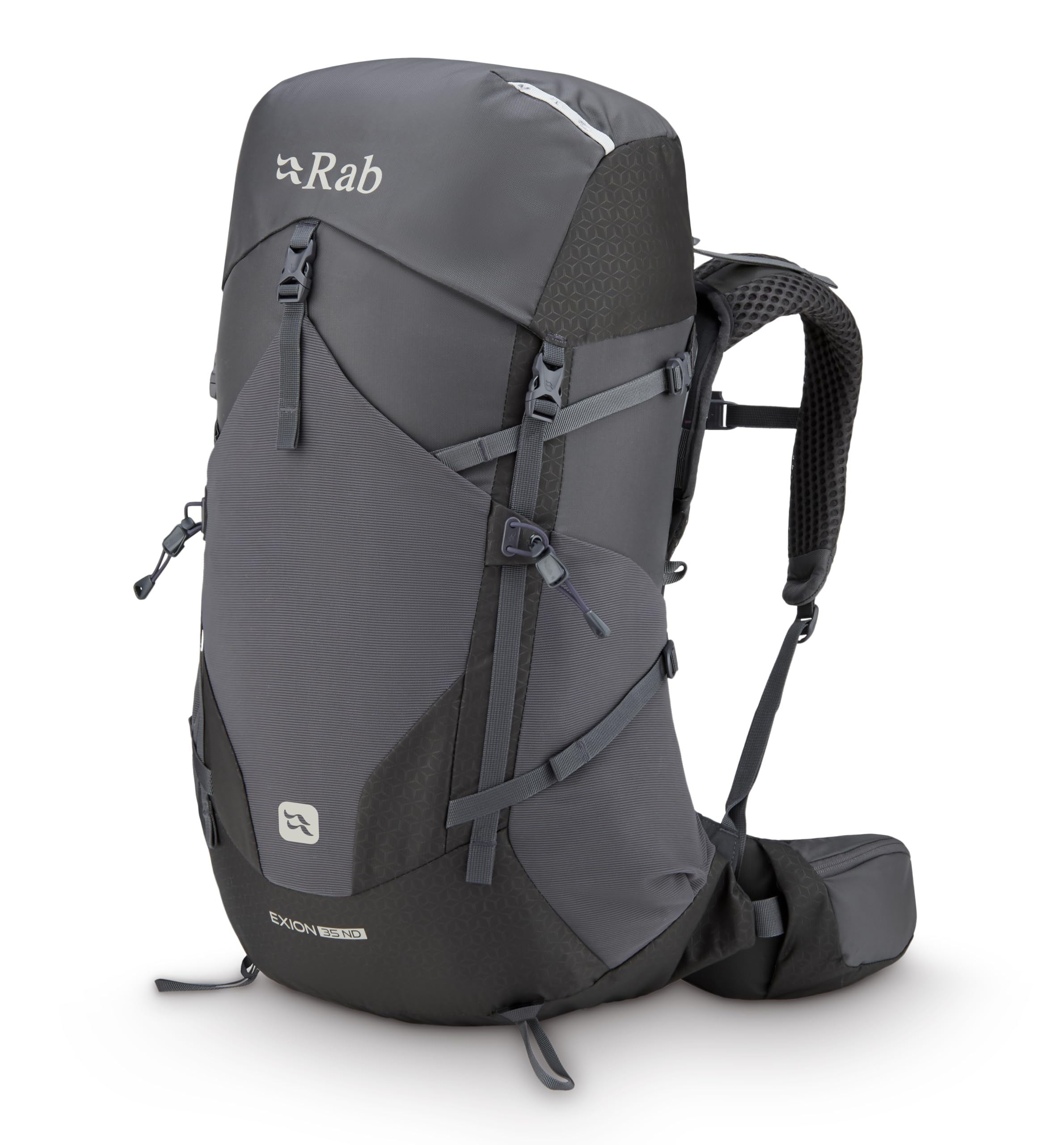 Rab Women's Exion ND Backpack - Comfortable Daypack for Hiking, Trekking, & Backpacking - Anthracite/Graphene - 35-Liter (Back Length - Small/Medium)