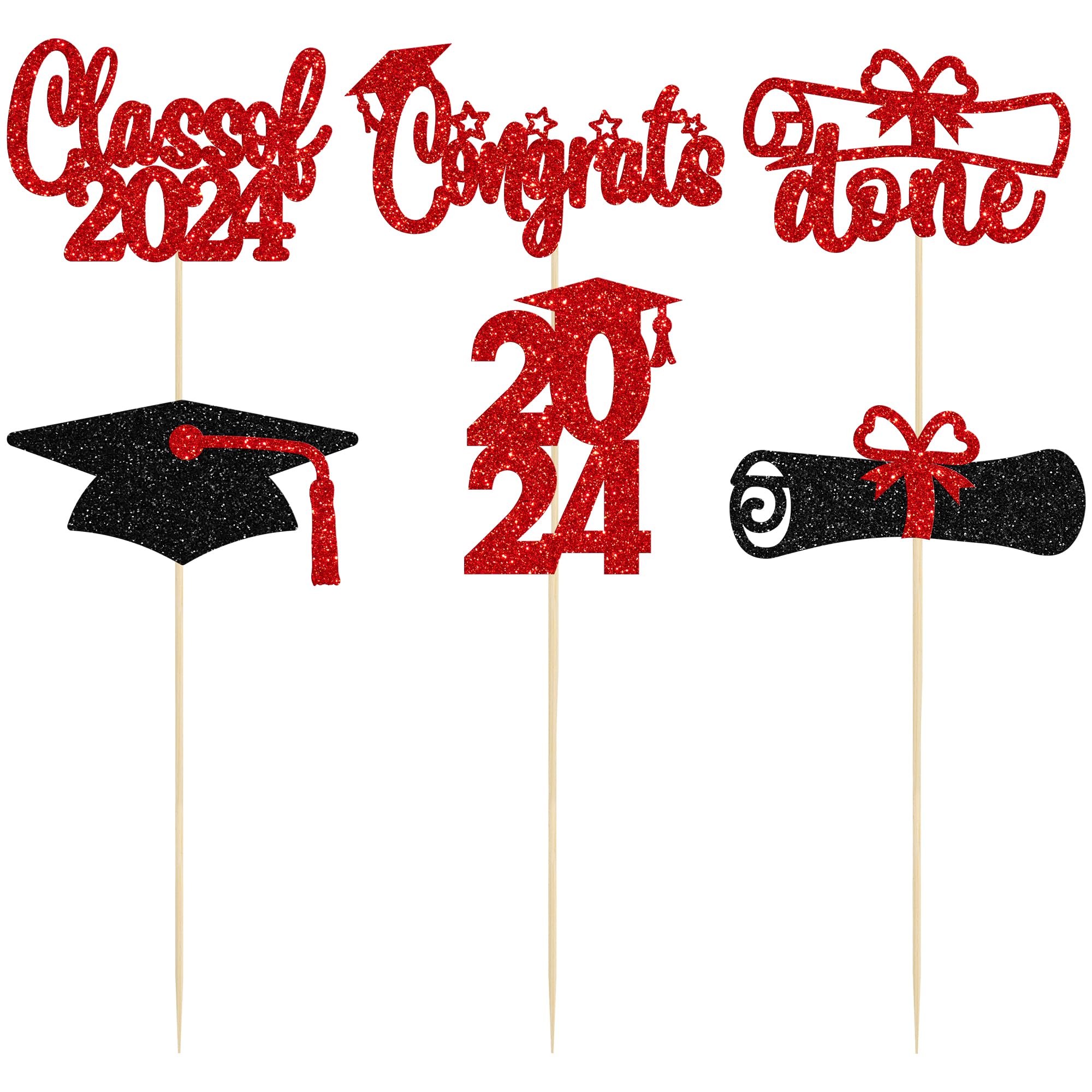 2024 Graduation Table Decorations Class Of 2024 Wooden Table Sign ...
