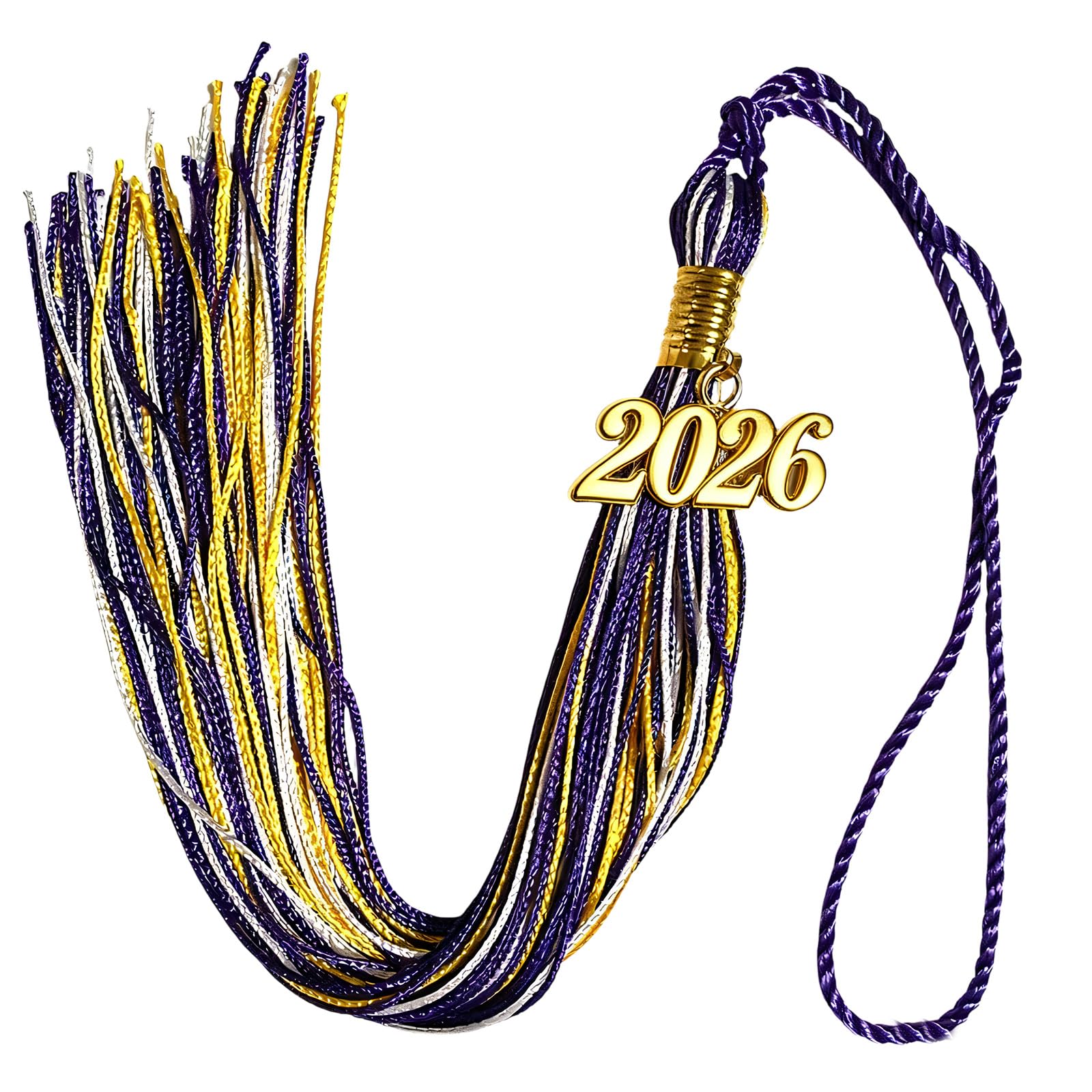 Graduation Tassels 2026 Year Identifier Easy Installation for Cap and Craft Projects Soft Polyester Tassels