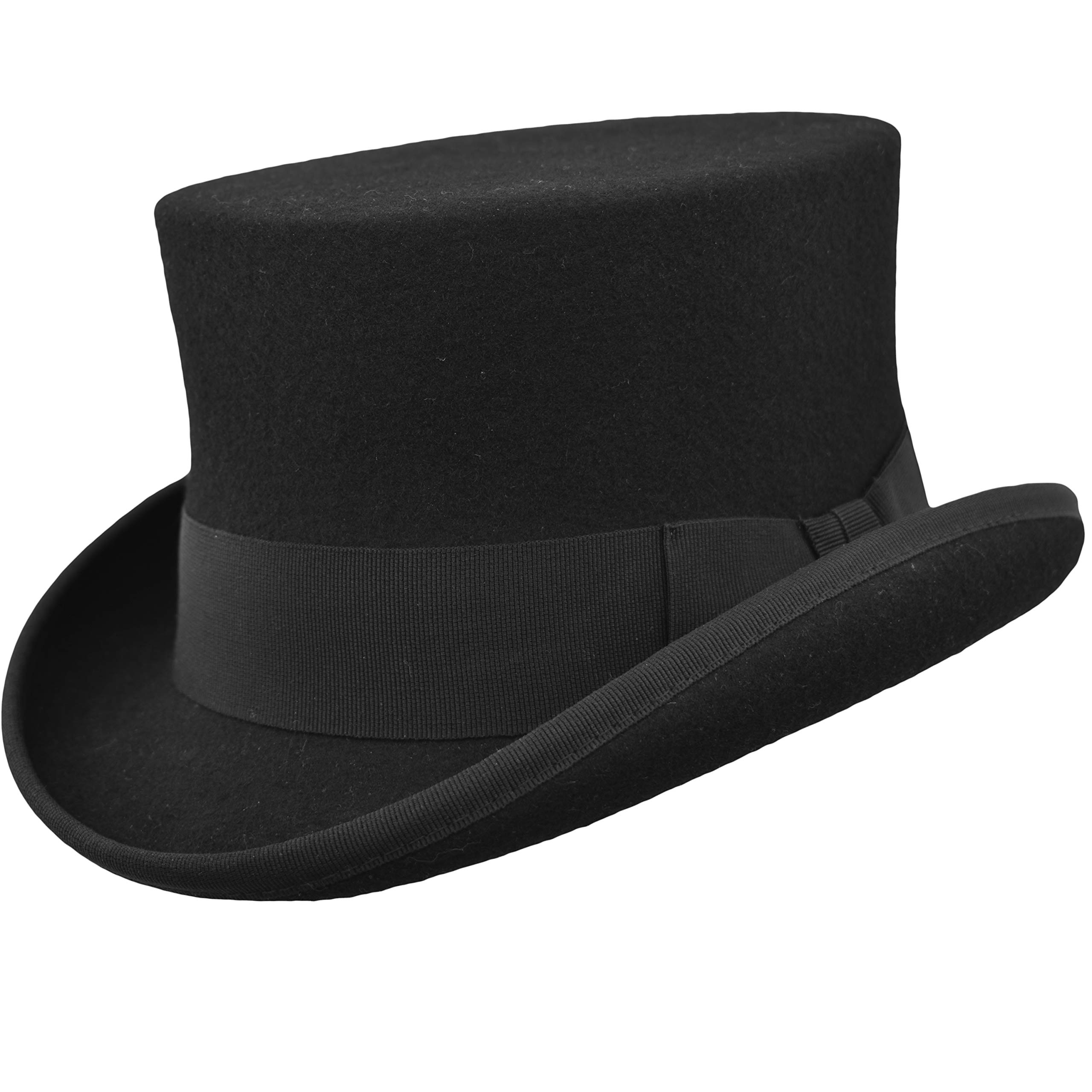 Chapeau à cylindre Western Demi cylindre Stagecoach - Noir - Small