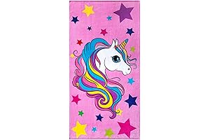 Enchanting Jojo Siwa Unicorn Beach Towel - A Rainbow Symphony for Summer Adventures