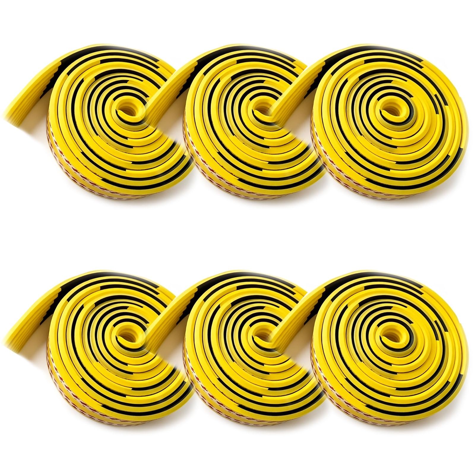 6 PCS Ochrona Odbojnik Ścienny Falowana Pianka NBR Gumowa Taśma, Grubość 1cm Osłona do Magazynu Filary Narożniki(5cm/2in)