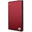 Seagate Backup Plus Slim 1TB External Hard Drive Portable HDD – Red USB 3.0 for PC Laptop and Mac, 2 Months Adobe CC Photogra