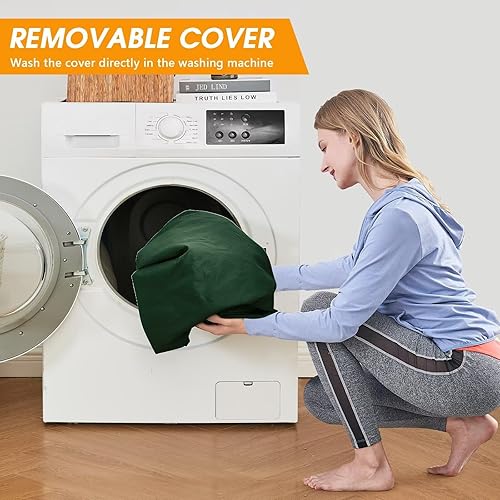 Miniatura 5 de CYMULA Colchón para cuna de campamento de 2 pulgadas, almohadilla para dormir de espuma viscoelástica, suave, cálido, antideslizante, con retención