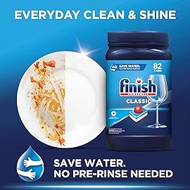 FINISH Classic, Dishwasher Detergent, Powerball, Dishwashing Tablets, Dish Tabs, 84 Count