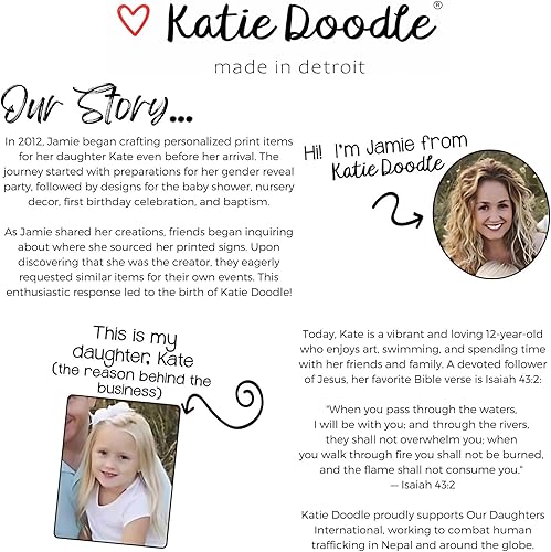 Miniatura 5 de Katie Doodle Tarjeta de cumpleaños número 100  (hecha en Estados Unidos)  Tarjeta de cumpleaños de 100 años (5 x 7 pulgadas, interior en blanco)