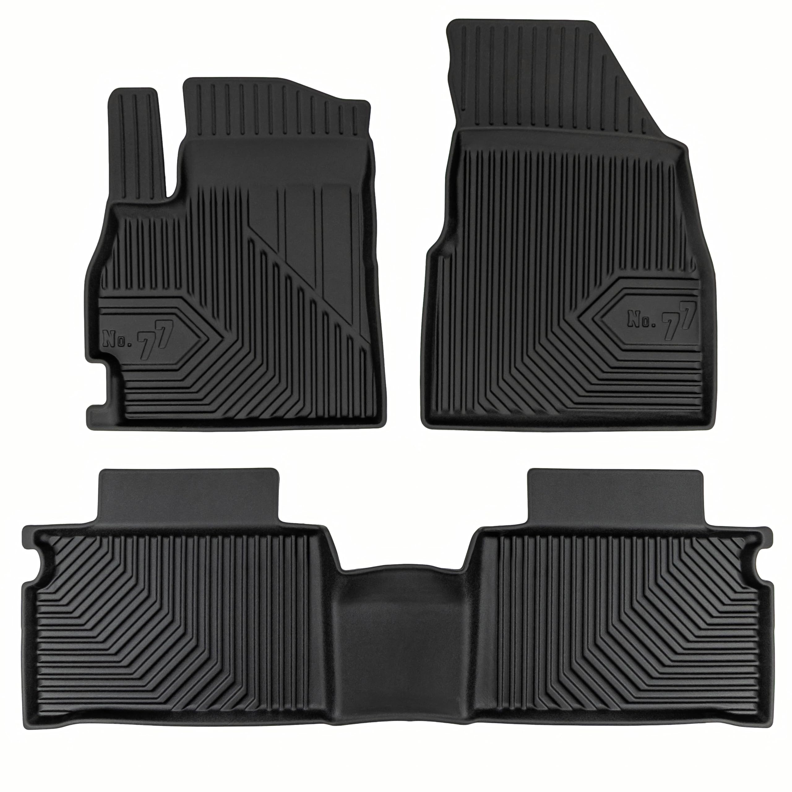 FROGUM No. 77 Alfombrillas para Coche Alfombras para Omoda 5 Desde 2022 | Borde Alto | para Todo el año | Tamaño