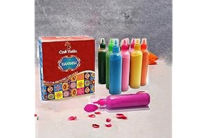 12 Rangoli Bottles with Holes- Rangoli Decoration Made Easy