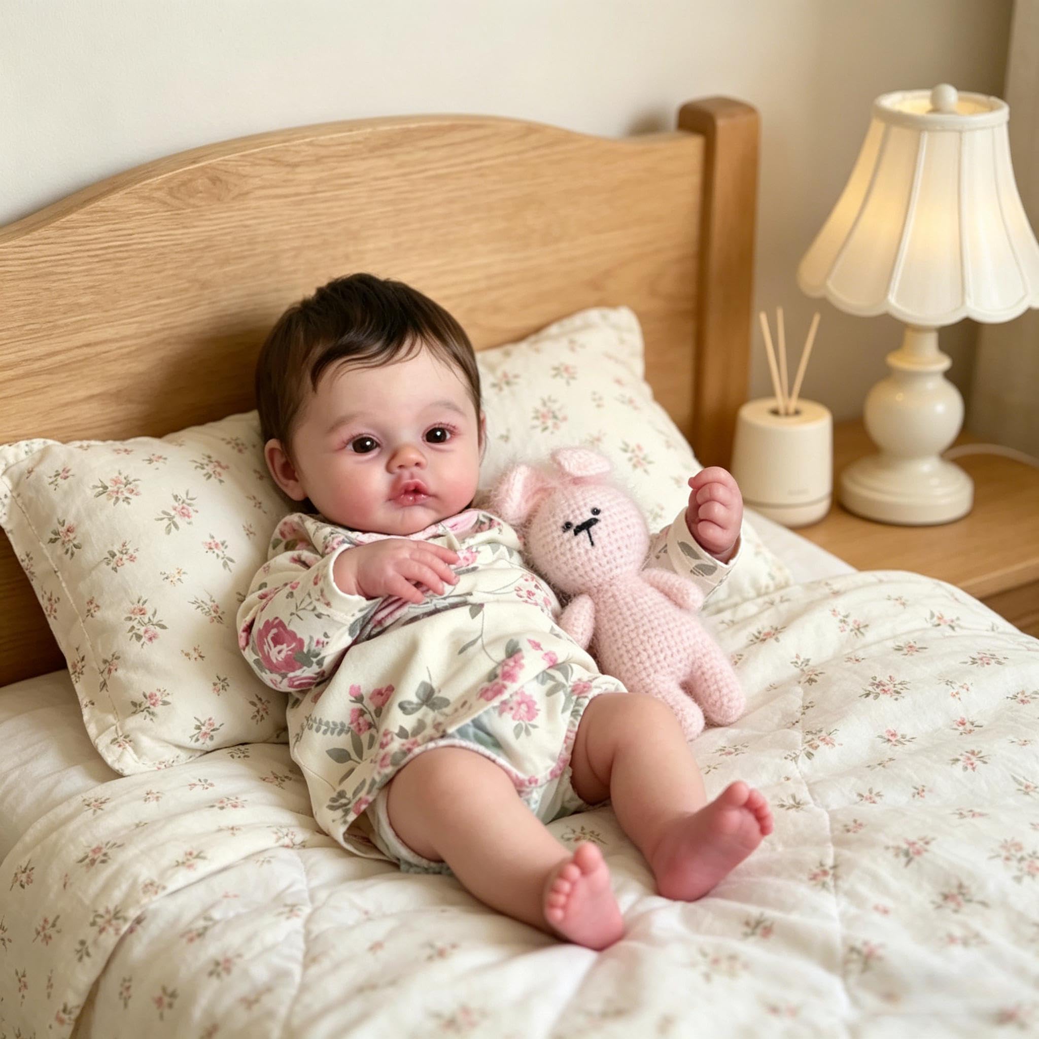 Reborn Baby Dolls silikonowe na całe ciało, 45 cm, realistyczna lalka dla dziewczynki, obudzenie realistyczne, noworodek, lalka, miękkie, winylowe, wyglądające prawdziwie, z akcesoriami do